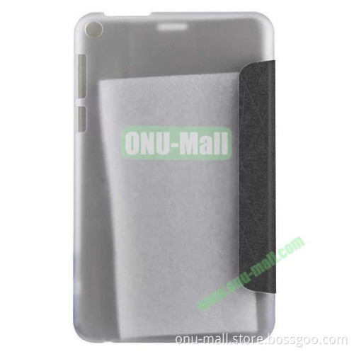 Palm Texture 3-Folding PU Leather Case for Asus Fonepad 8 FE380CG